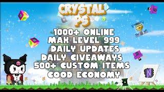 FREE CHEATER ROLE | GROWTOPIA PRIVATE SERVER TERBARU 2024 | GTPS TERBARU | CRYSTAL-PS