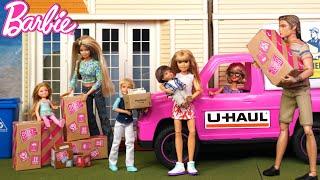 Barbie Dolls Moving Day Story New Dollhouse  - Titi Toys & Dolls