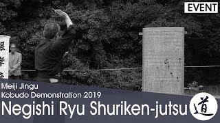 Negishi Ryu Shuriken-jutsu - Tomabechi Yoshimi - Meiji Jingu Kobudo Demonstration 2019 [FHD 60fps]