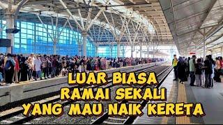 Jalan Jalan Naik Kereta Nikmati View || Mengenali Stasiun Stasiun Dari Tambun Ke Jakarta Asik