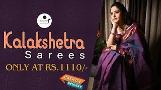 Kalakshetra Pure Cotton Sarees | Cod Available | Shipping Worldwide | Only at Rs.1110