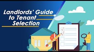 Landlords's Guide to Tenant Selection