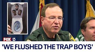 Sheriff Grady Judd announces massive street gang bust