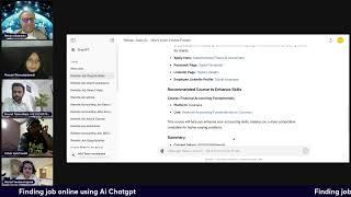 Finding job online using Ai Chatgpt