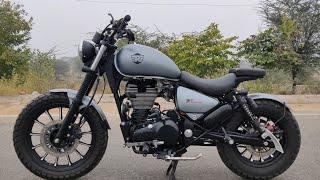 Royal Enfield Modified |Thunderbird 350 modified into custom Bobber |Bullet Tower sikar