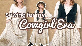 Thrift flips: making Western & Prairie inspired clothes from upcycled fabric for my cowgirl era 