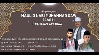 LIVE MAULID NABI MUHAMMAD SAW || MASJID JAMI AT'TAQWA BUNAR || MINGGU 6 OKTOBER 2024