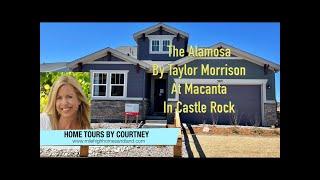 New Homes in Castle Rock Colorado - Alamosa Model by Taylor Morrison at Macanta