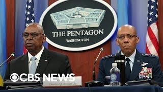 Pentagon officials take questions on Ukraine, Israeli operations in Gaza | full video