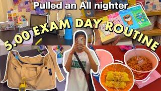 5.00AM EXAM DAY ROUTINE + Pulled an all nighter as a Student Delhi University