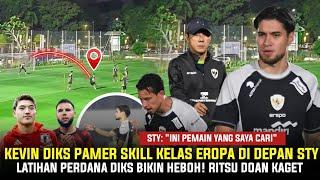 ASIA DIBIKIN KAGET! Kevin Diks Pamer Skill Ke Shin Tae-yong • Thom Haye Kegirangan~Doan heran Timnas