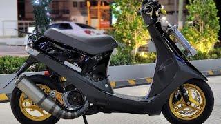 Honda dio af18-50cc subida y restaurada a 132cc  New look