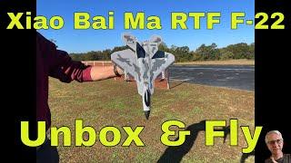 Xiao Bai Ma RTF F-22 Unbox and Fly