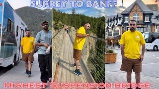 Motorhome itna bhagaya but koi fayda nhi | Surrey to Golden Bridge to Banff phunche but . .