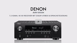 Modernes Heimkino: Denon AVR-S950H 7.2-Kanal 4K Ultra HD AV Receiver