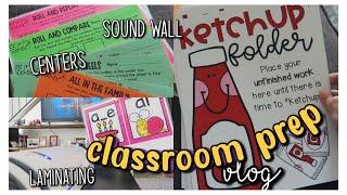 CLASSROOM PREP VLOG + Summer School Classroom Tour  First Year Teacher