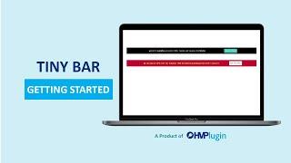 How to Display Notification Bar to Your WordPress Website with Tiny-Bar Plugin