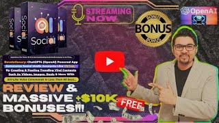 SociAi ReviewThe Ultimate Social Media Management Tool Powered By ChatGPT4FREE +350 Bonuses