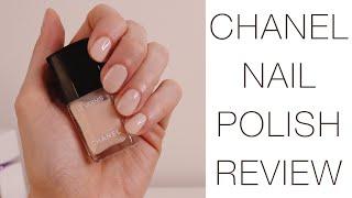 CHANEL NAIL POLISH REVIEW | Chanel LE VERNIS long wear Ballerina 167 | CHANEL MANICURE AT HOME