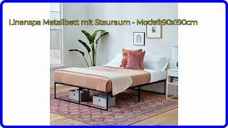 BEWERTUNG (2025): Linenspa Metallbett mit Stauraum - Modell 90x190cm. WESENTLICHE Einzelheiten