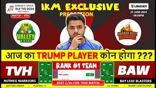 BAW vs TVH Dream11 |BAW vs TVH Dream11 Prediction |BAW vs TVH Nature Isle T10 Match 5th Dream11 Team