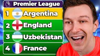 Football, But Every Club is a Country