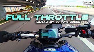 FULL SEND ON WOBBLY HANDLEBAR ! | Yamaha MT-09 + Yoshimura R55 ASMR [4K]