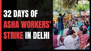 ASHA Workers On Month-Long Strike In Delhi, Demand Government Employee Status, Salaries