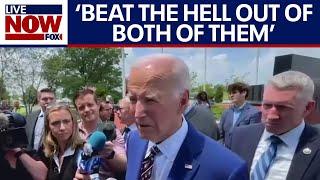 Biden comments on mental health, Jake Tapper, Alex Thompson: "Beat the hell out of both of em"