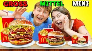 MINI vs MITTEL vs XXL BURGER!