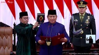 Indonesia National Anthem | 2024 Prabowo Inauguration