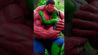 THE RED HULK AND NORMAL HULK  #shorts