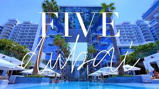 [4K] FIVE Palm Jumeirah Dubai Pool and Beach July 2023