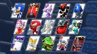 Team Sonic Racing - All Characters