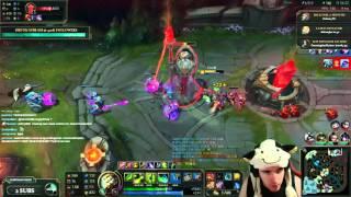 Cowsep as Master Yi - 1 Split Push 3 Towers 1 Inhibitor and 2 Kills S6 Korea Ranked Diamond