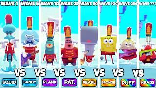 EVERY NEW UNIT VS ENDLESS MODE! (SpongeBob Tower Defense)