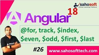 @for directive in Angular 18 | Directives in Angular | Angular 18 Tutorials in Hindi