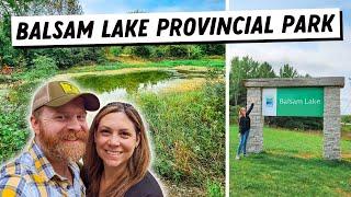 BALSAM LAKE PROVINCIAL PARK Campground Tour & Review | Ontario Camping