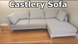 Castlery Adams Chaise Sectional Sofa - Assembly Unboxing and Review