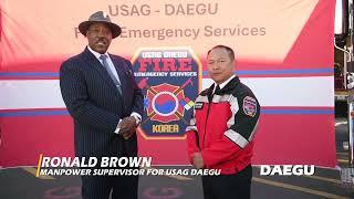 AFN Daegu - Firefighters Pinning Ceremony