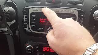 ford sony mp3 radio codes