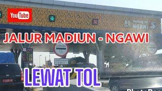 JALUR MADIUN - NGAWI LEWAT TOL