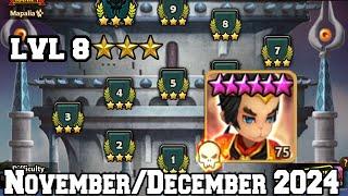 TOA Hell 3 Star Clear STAGE 8 Mei Hou Wang November/December 2024 Summoners War (Kids)