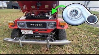 Supercharging FJ40 Toyota Landcruiser! // Dad's 1979 dream cruiser