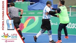 Argentina 0-2 Brasil - Final - Fútbol 5 para ciegos - Highlight - Juegos ParaPanamericanos Lima 2019