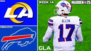 Bills vs. Rams | Week 14 Simulation | Josh Allen | Madden 25 Gameplay