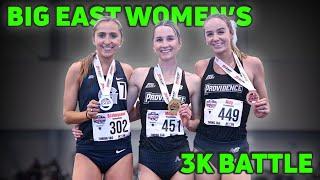 BIG EAST Indoor Track and Field Champs Women's 3K Comes Down To A Nail-Biting Finish