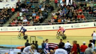 Men's Sprint Quarter Finals Heat 1 Bauge vs Hoy Track World Cup London