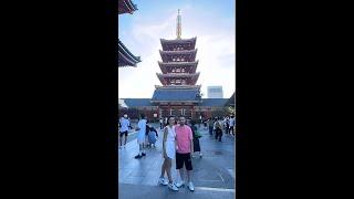 The iconic Sensoji Temple Asakusa and Nakamise shopping street