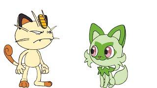 Sprigatito VS Meowth